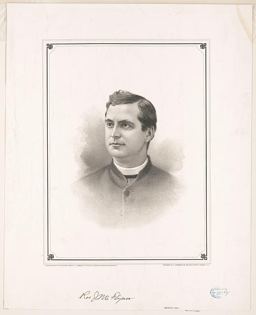 Photo:Rev. Joseph M. Flynn Bust Portrait Newark NJ c1880