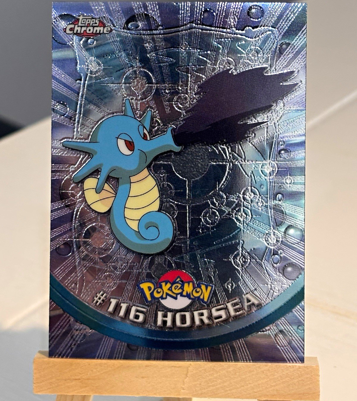 Topps 1999 Topps Chrome Pokémon TV Animation Edition #116 Horsea Card English