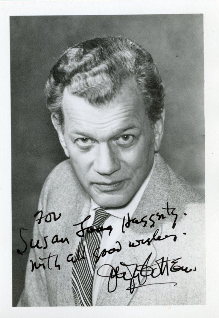 Joseph Cotten- Signed B&W Photograph