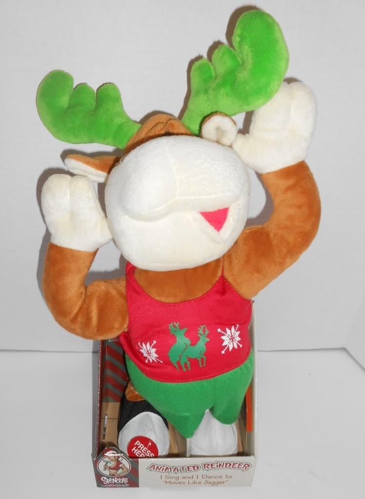 Christmas Animated Reindeer Sings& Dances to \