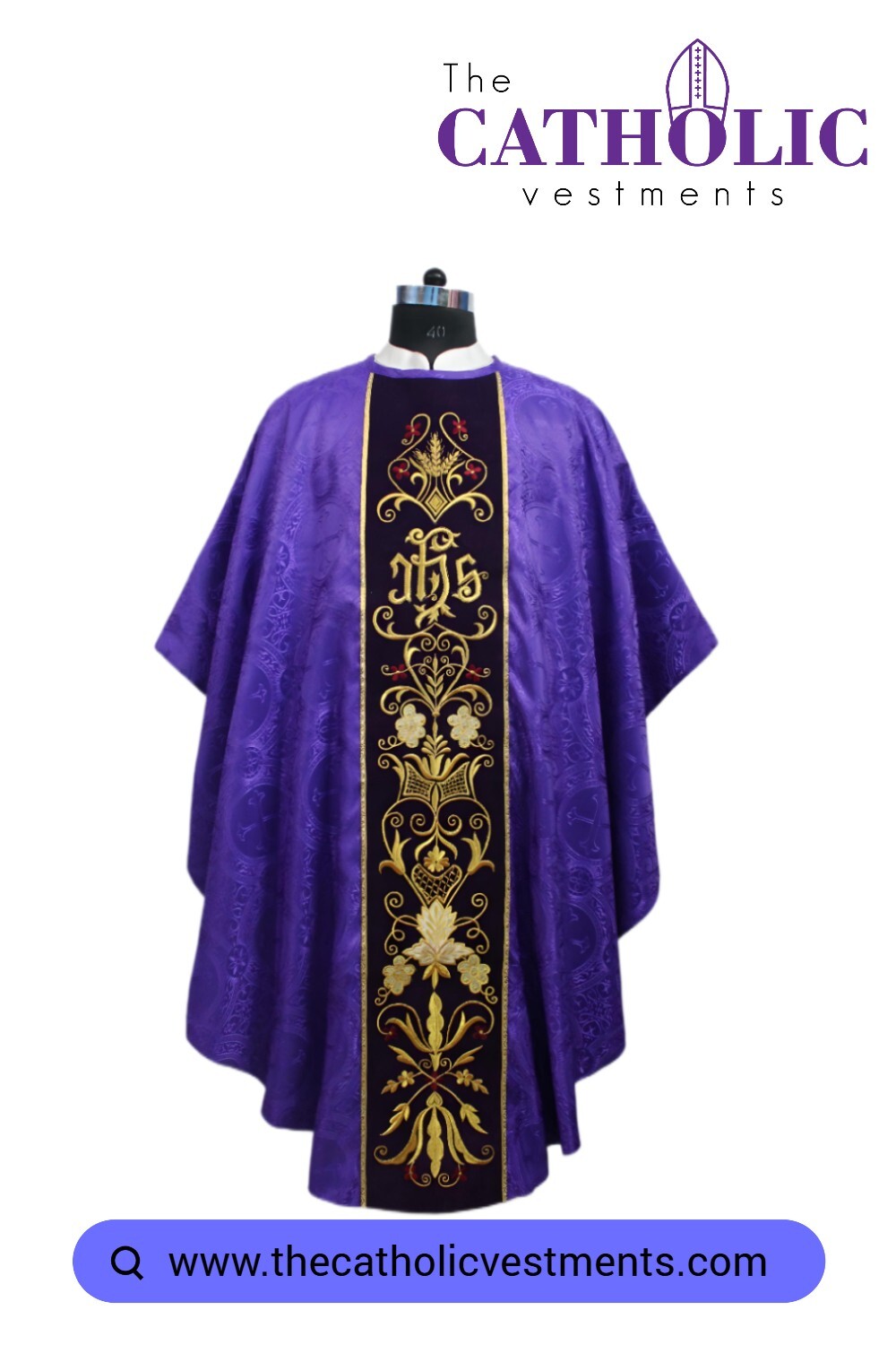 Violet Gothic Vestment & Mass Sets