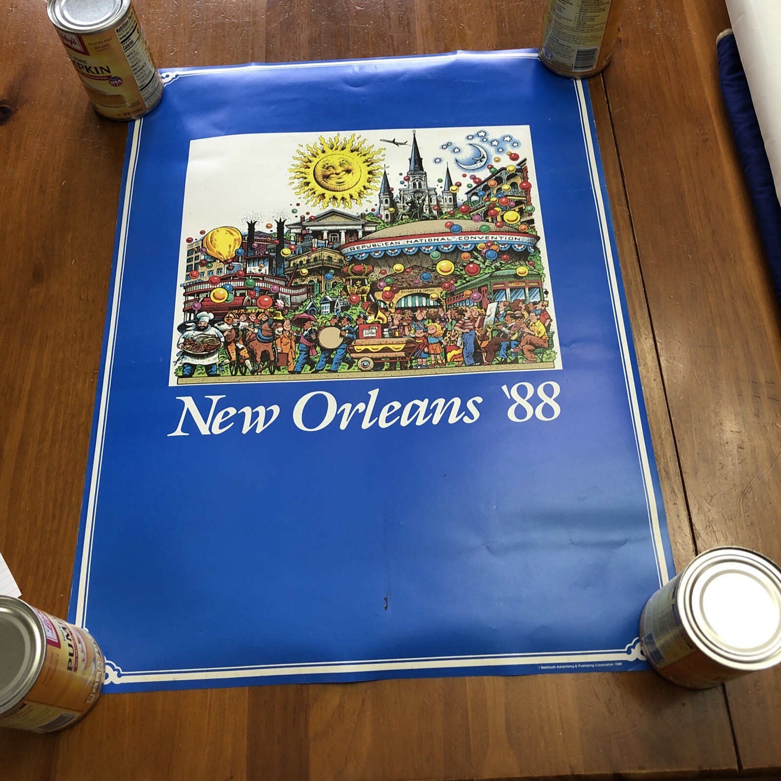 Rare 1988 Republican National Convention New Orleans 18 X 24