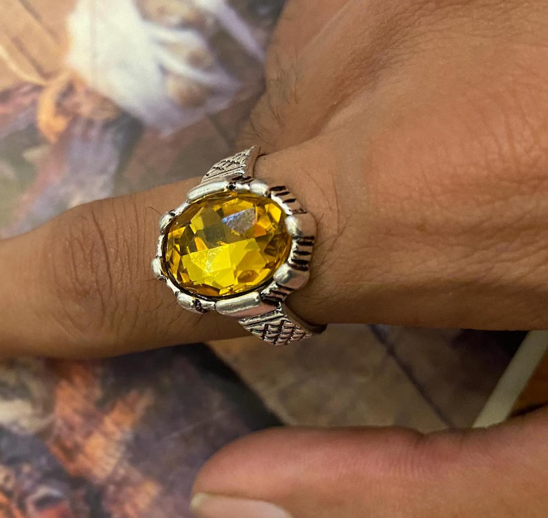 Sri Salasar Balaji Temple Hanuman Ring - Protection from Evil Black Magic