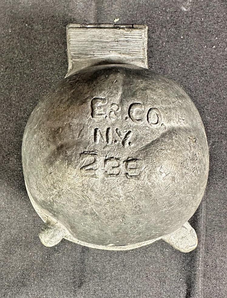 Antique Eppelsheimer & Co NY Pewter Ice Cream Mold 239 Fruit Peach Melon