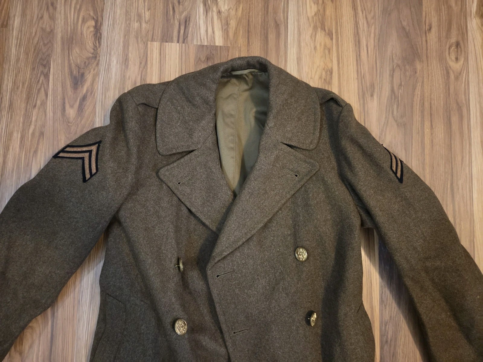 WWII WW2 US Army Military Officer's Wool Overcoat A+ Cond. | Named | Sz 38R WWII WW2 US Army Military Officer's Wool Overcoat A+ Cond. | Named | Sz 38R