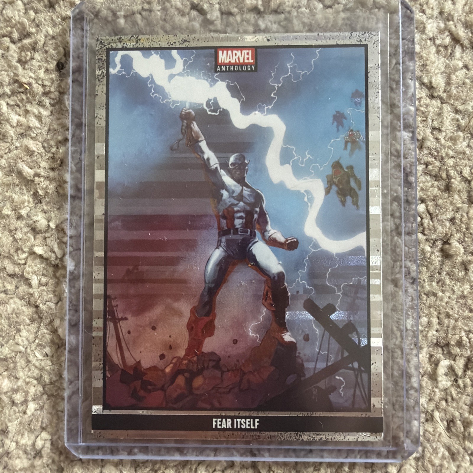 2025 Panini Marvel Anthology Fear Itself #77 Holo /50 Captain America 2025 Panini Marvel Anthology Fear Itself #77 Holo /50 Captain America