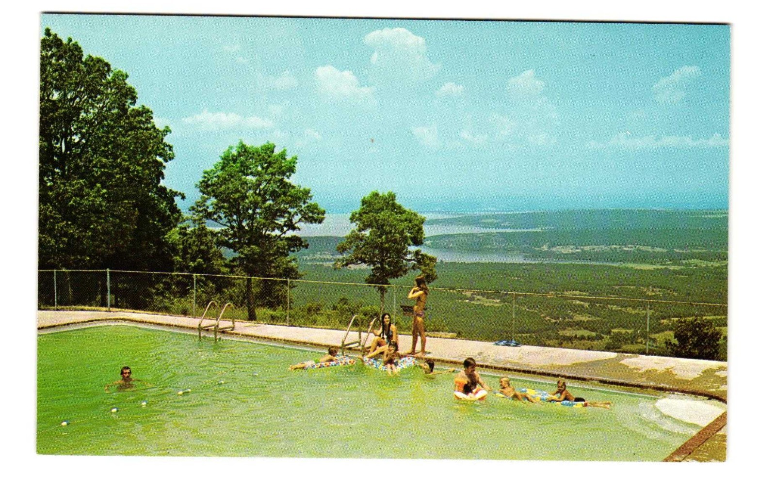 Mount Nebo State Park Dardanelle AR vintage postcard unposted