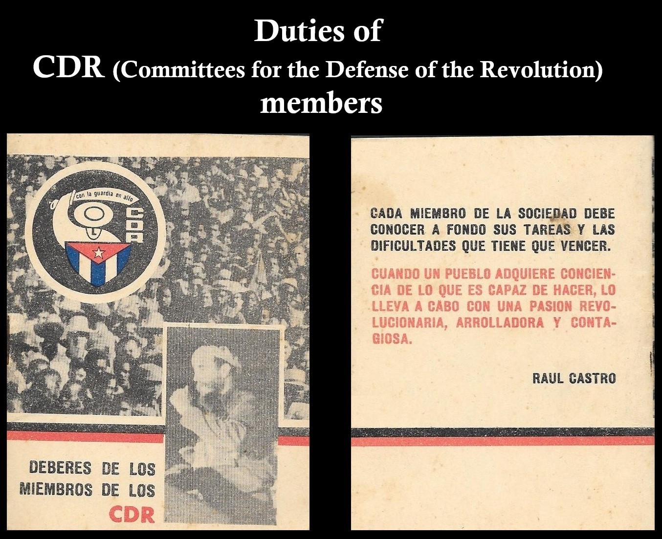 1968. Rare 1st edition of Duties of CDR Members . Historical Memorabilia.