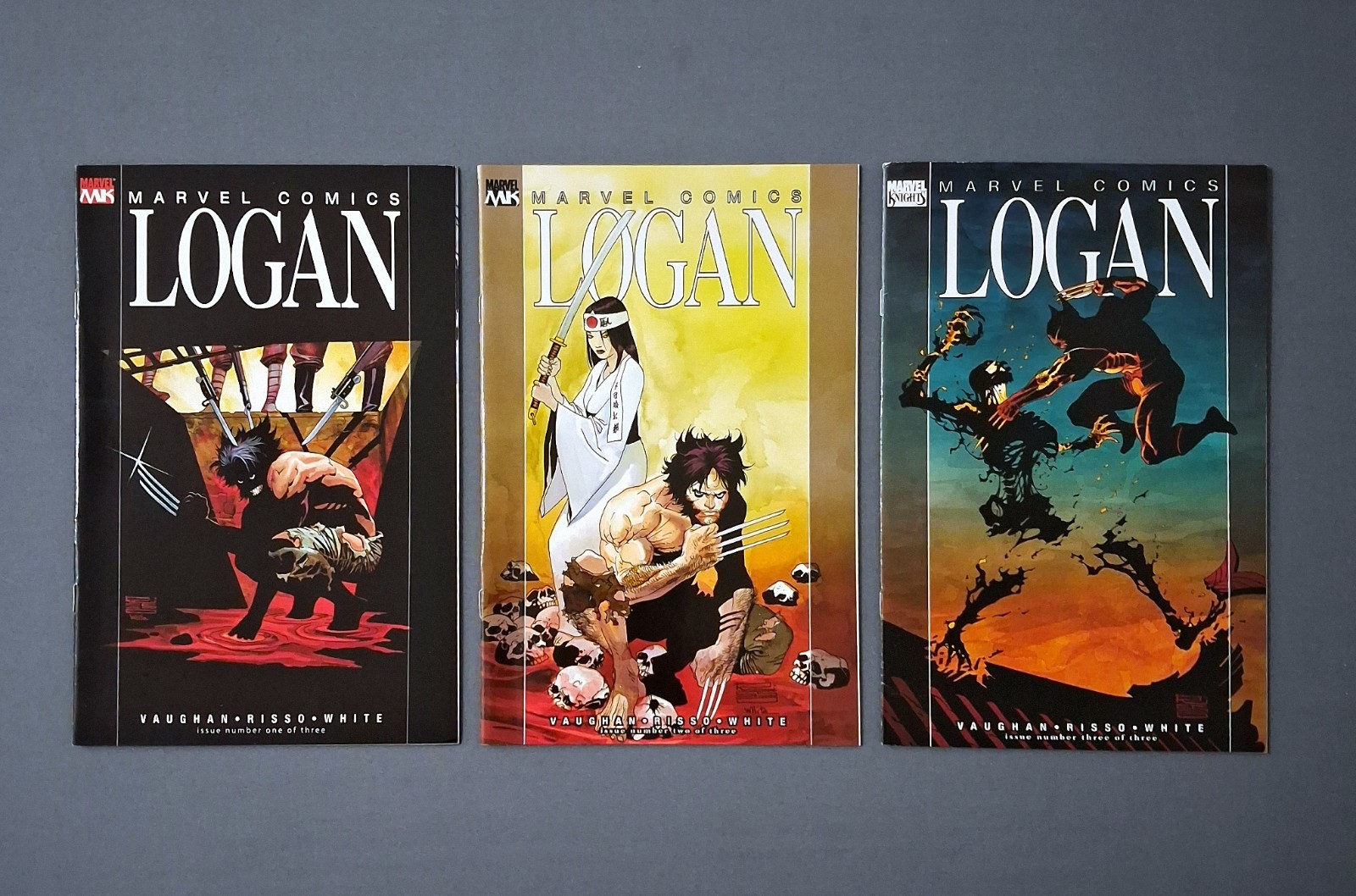 Logan #1-3 Complete Set (Marvel Knights 2008) \