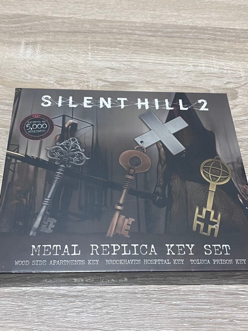 SILENT HILL 2 Metal Replica Key Set Limited to 5000 New