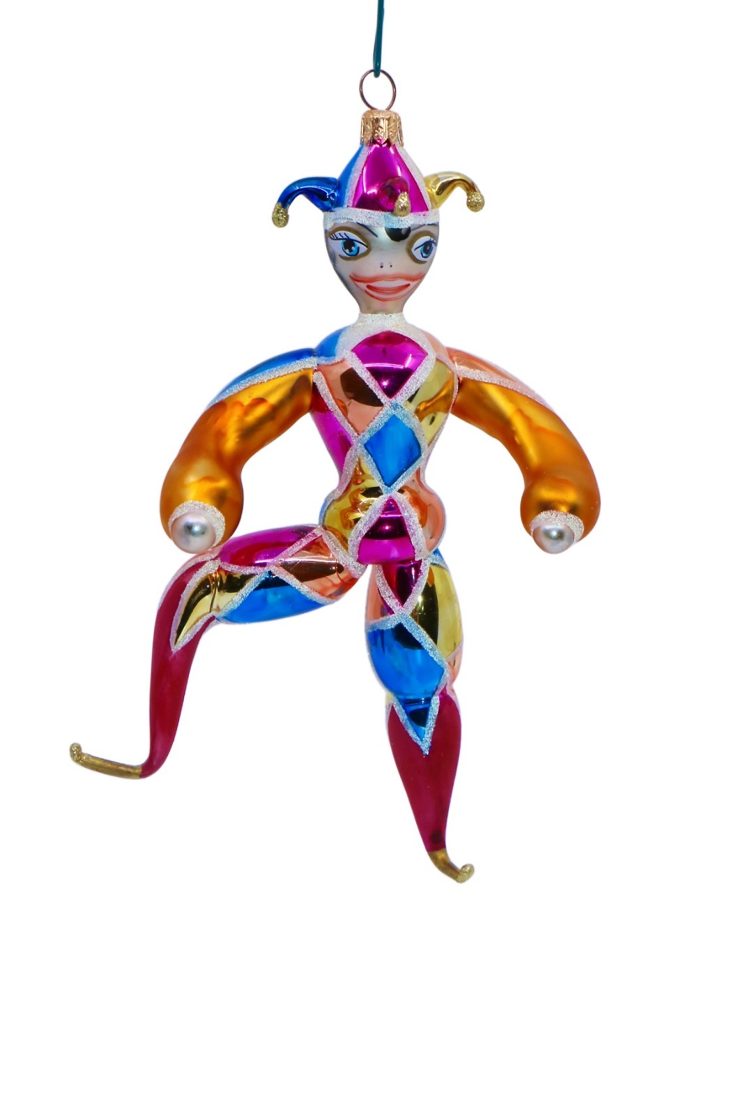 Radko Italian JUST JEST  Jester  Christmas Ornament