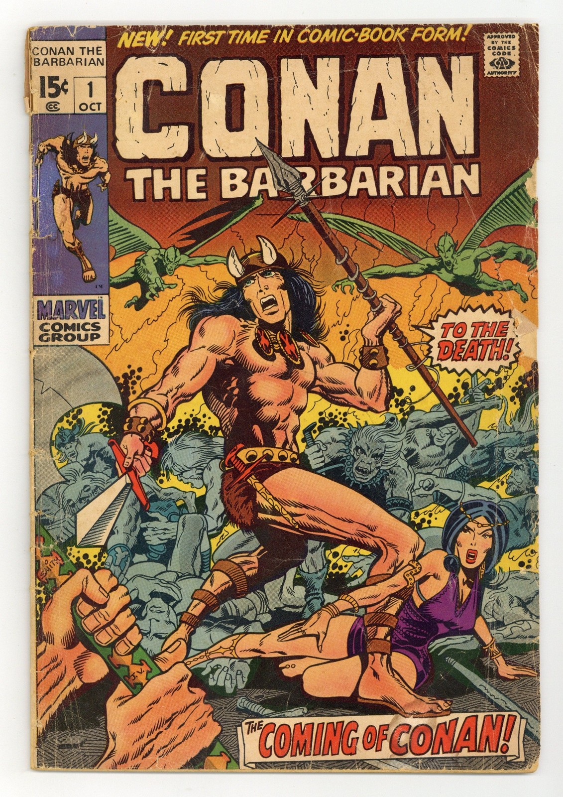 Conan the Barbarian #1 GD+ 2.5 1970 1st app. Conan