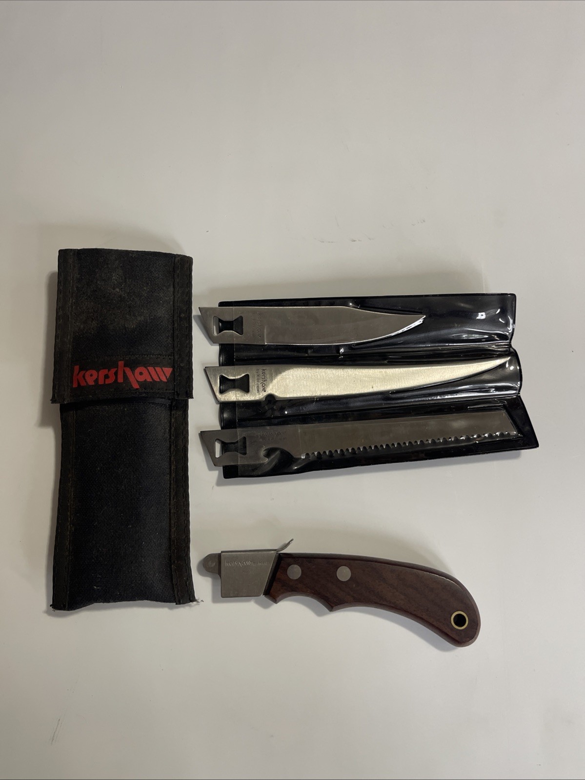 vintage kershaw kai japan multiple blade exchanger