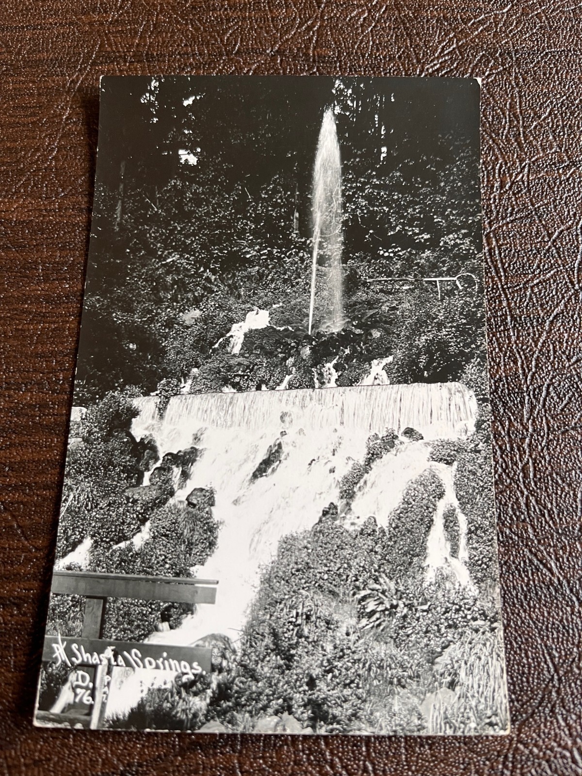 RPPC Shasta Springs California Spring & Waterfall 1930s/40s Siskiyou County RPPC Shasta Springs California Spring & Waterfall 1930s/40s Siskiyou County