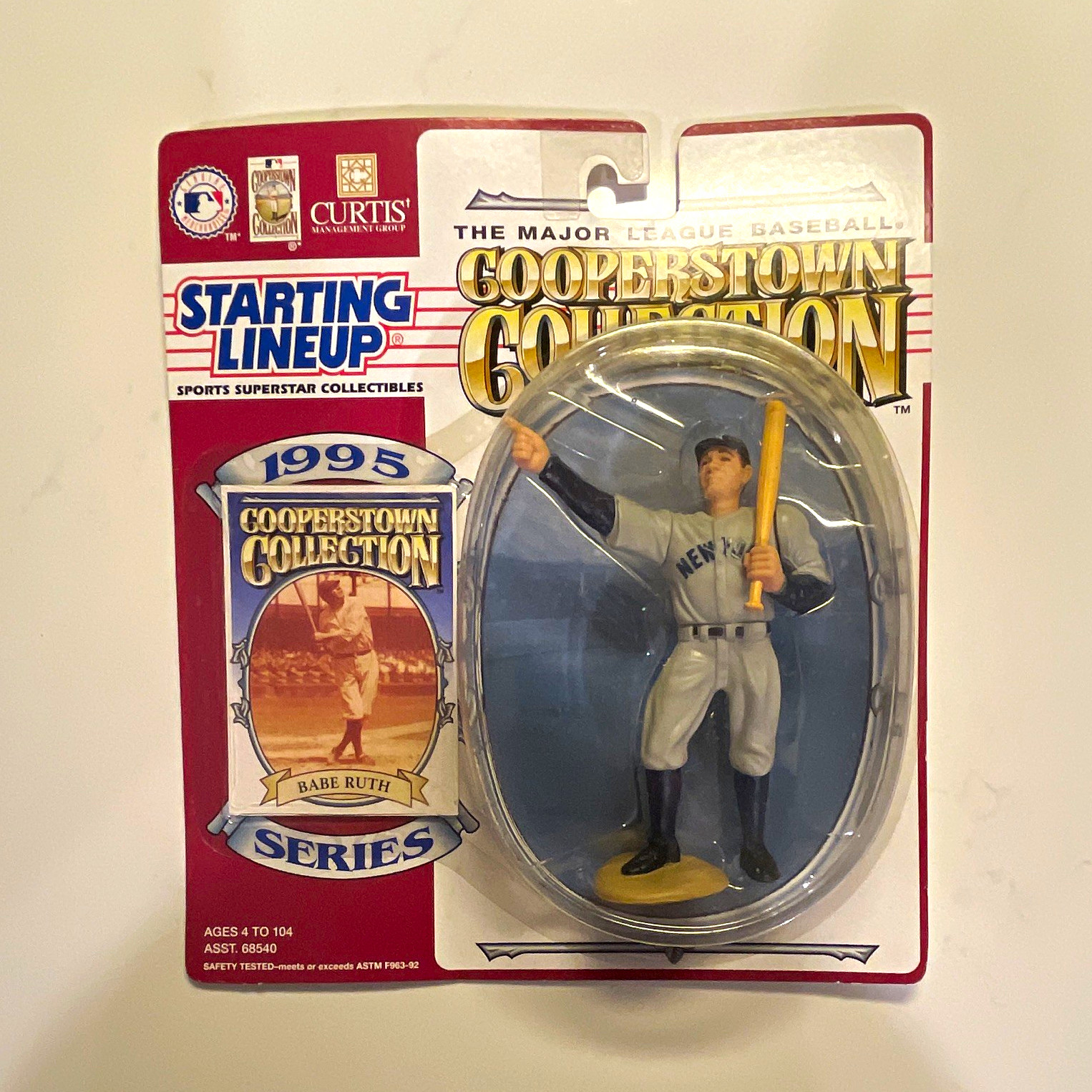 Starting Lineup Cooperstown Collection Babe Ruth 1995 MLB Yankees Figure Boxed Starting Lineup Cooperstown Collection Babe Ruth 1995 MLB Yankees Figure Boxed