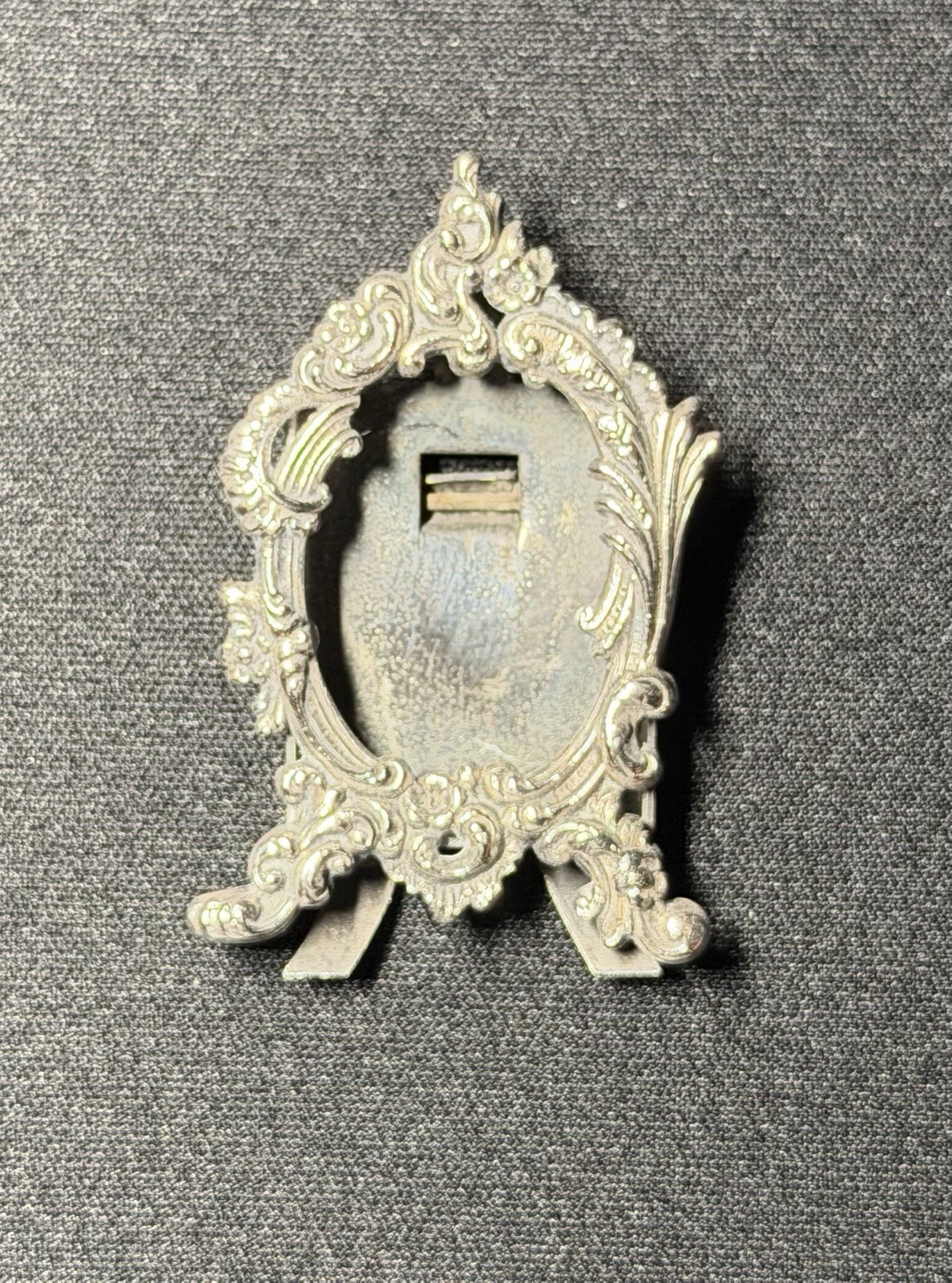 Vintage Antique Sterling Silver Miniature Picture Photo Frame Vintage Antique Sterling Silver Miniature Picture Photo Frame