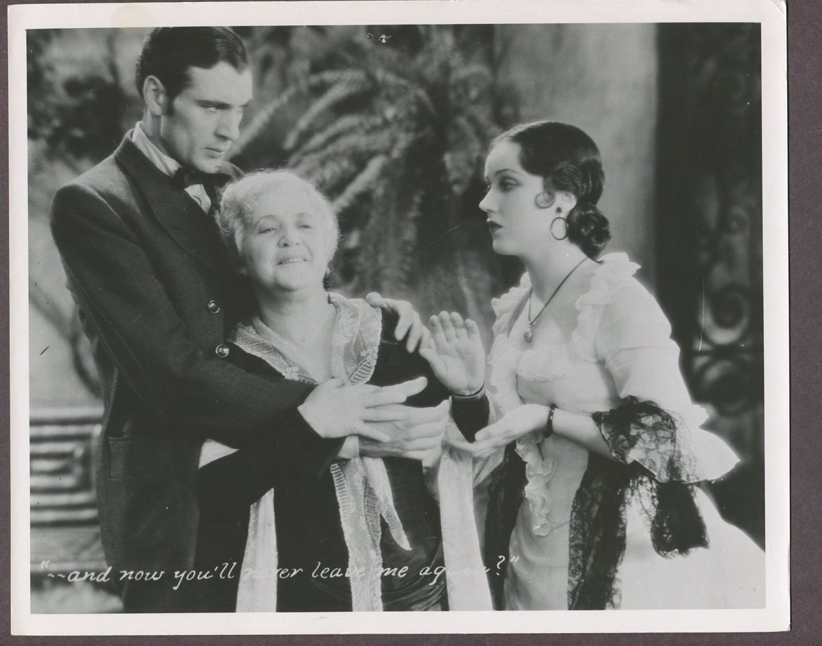 Gary Cooper, Fay Wray & Emma Dunn The Texan Vintage Photo J2899 Gary Cooper, Fay Wray & Emma Dunn The Texan Vintage Photo J2899