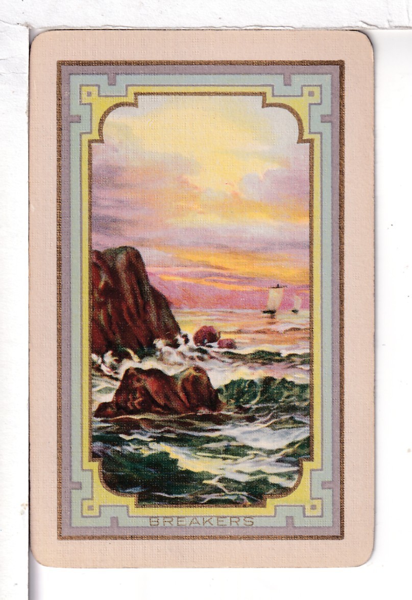 Single Vintage Playing Card U.S. Narrow Named \