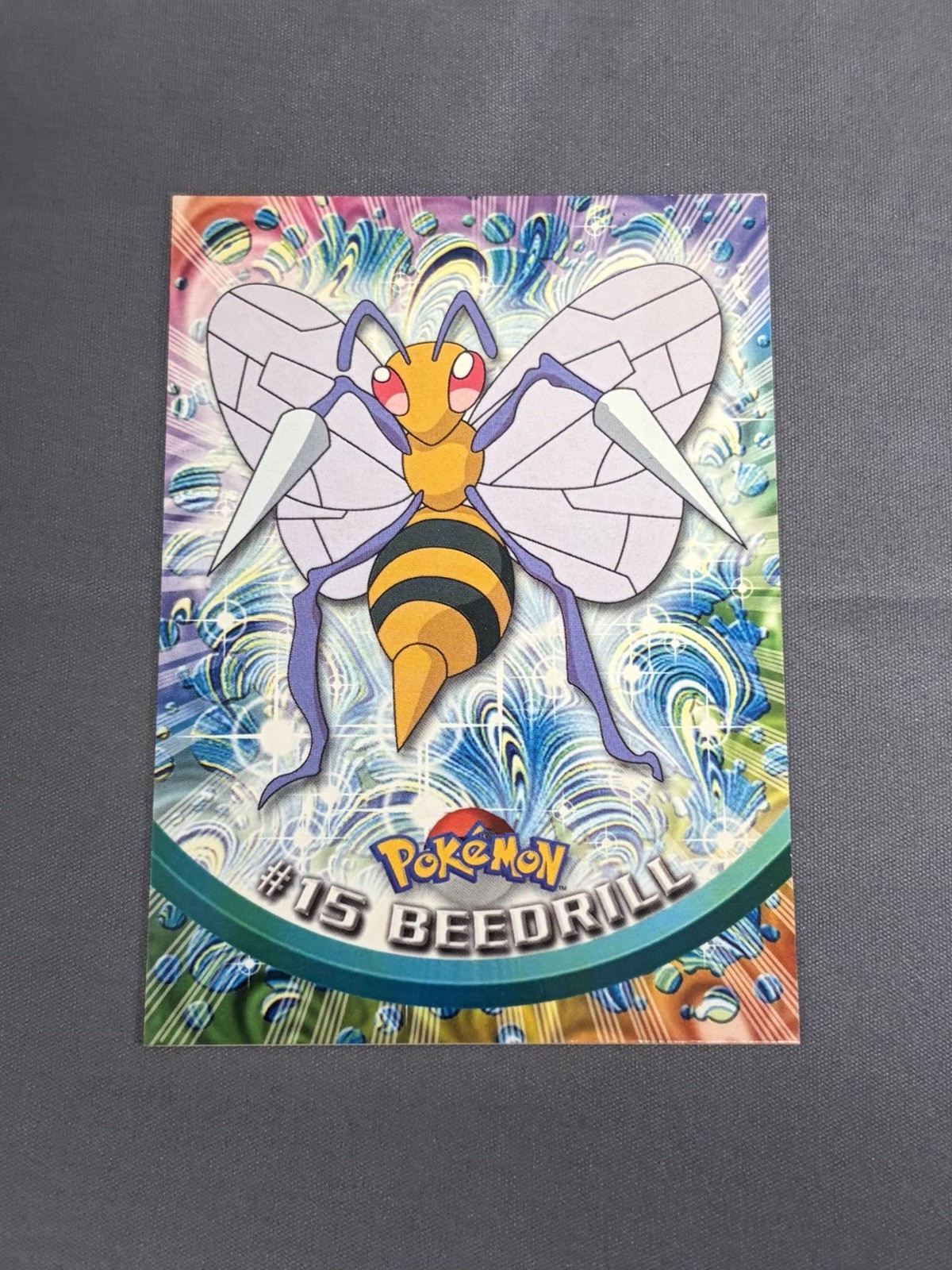 1999 Topps Pokemon Beedrill #15 TV Animation Edition Non Holo Vintage