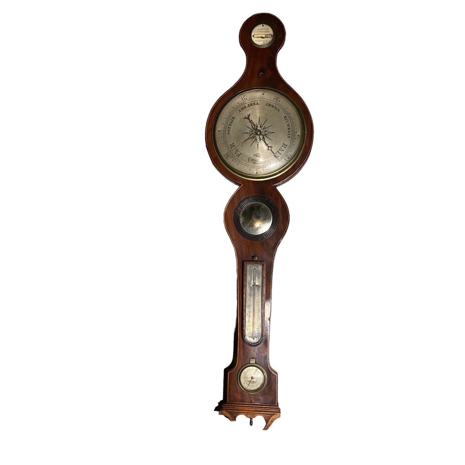 B bombelli barometer banjo air guide vintage rare