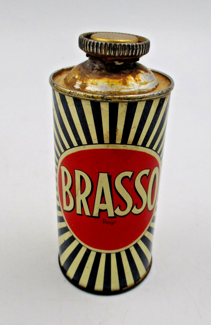 Vintage BRASSO Tin Can Metal Polish No. 6/B