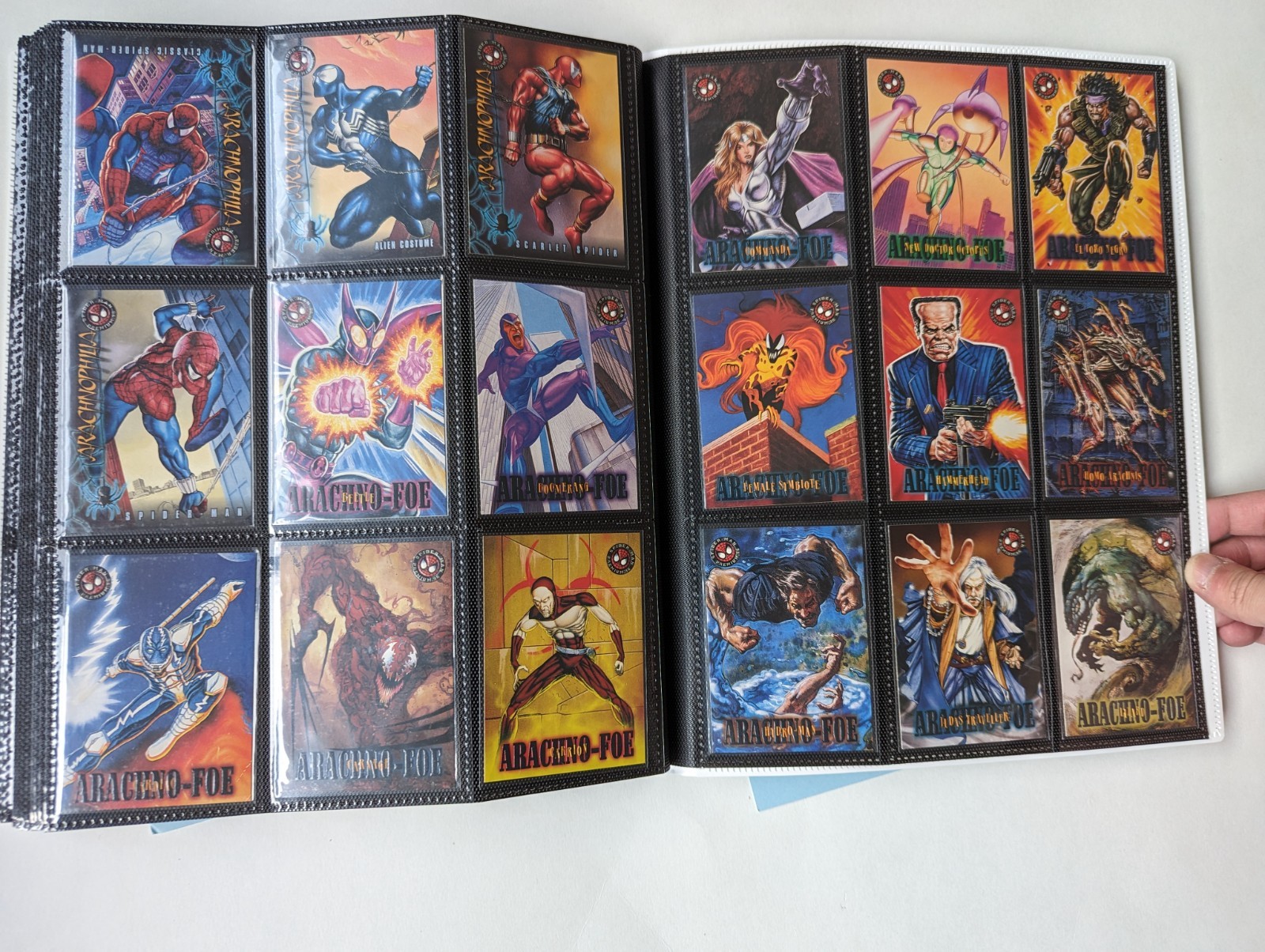 1996 Skybox Marvel Spider-Man Premium - Compete 100 Card Base Set