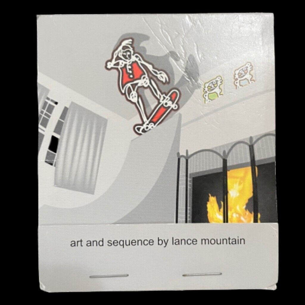 Lance Mountain x Adidas Skateboarding Promo Matchbook 16 Page Flipbook 1990\'s