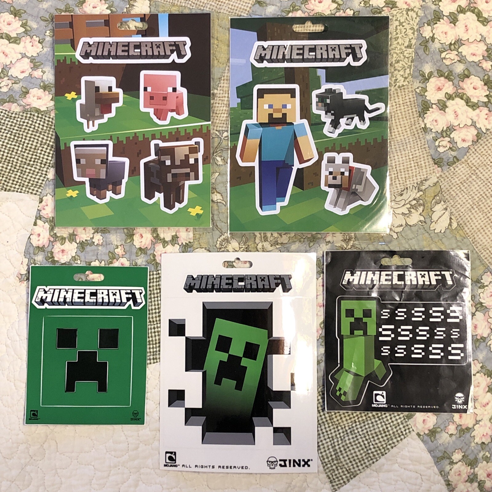 Minecraft Jinx First Run Sticker Party Steve Pet Baby Animal Mob Creeper Mojang Minecraft Jinx First Run Sticker Party Steve Pet Baby Animal Mob Creeper Mojang