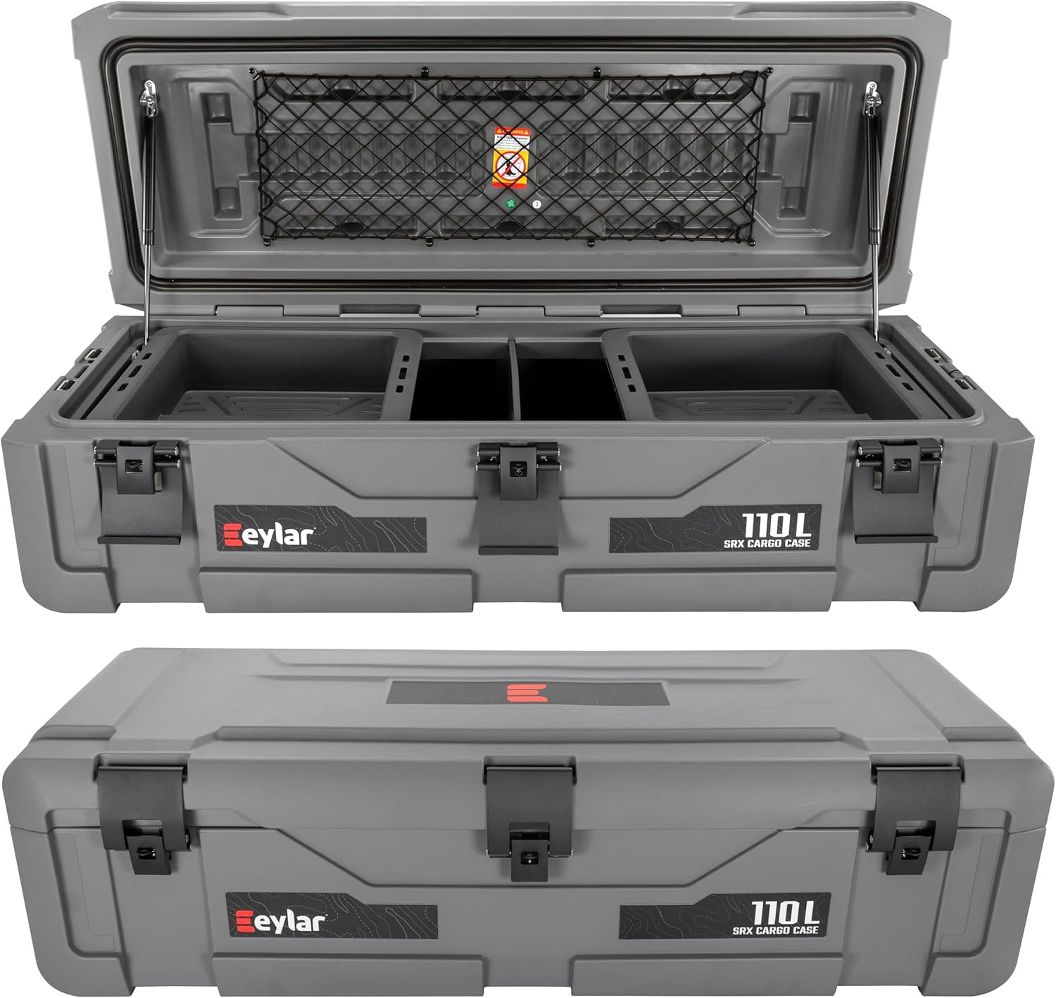 Eylar SRX-110 110L Overlanding Cargo Case Waterproof Lockable Truck Storage Box