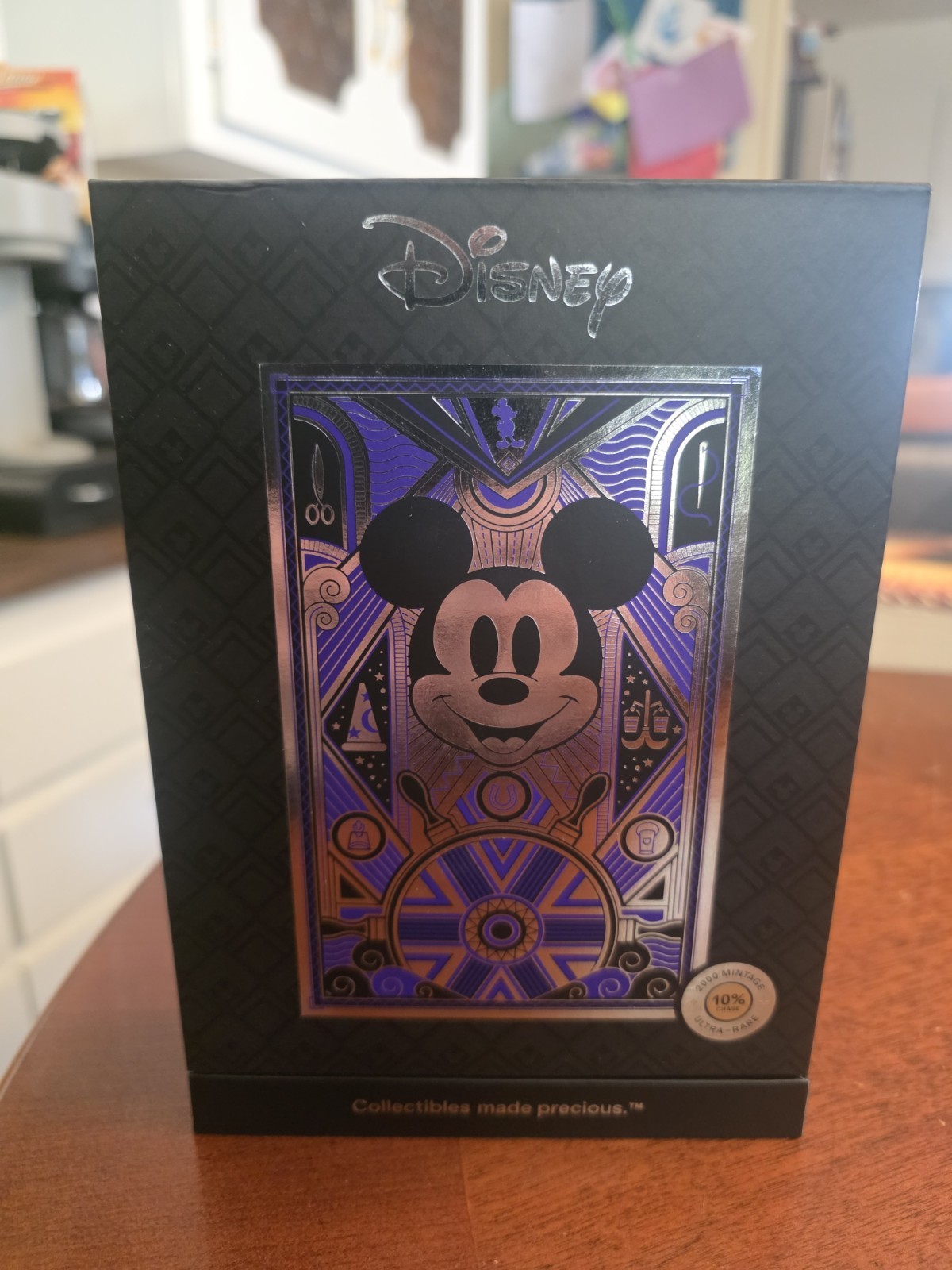 Agoro Disney Mickey Mouse Art Deco Pure Silver Collectible Standard LE 0998/1800