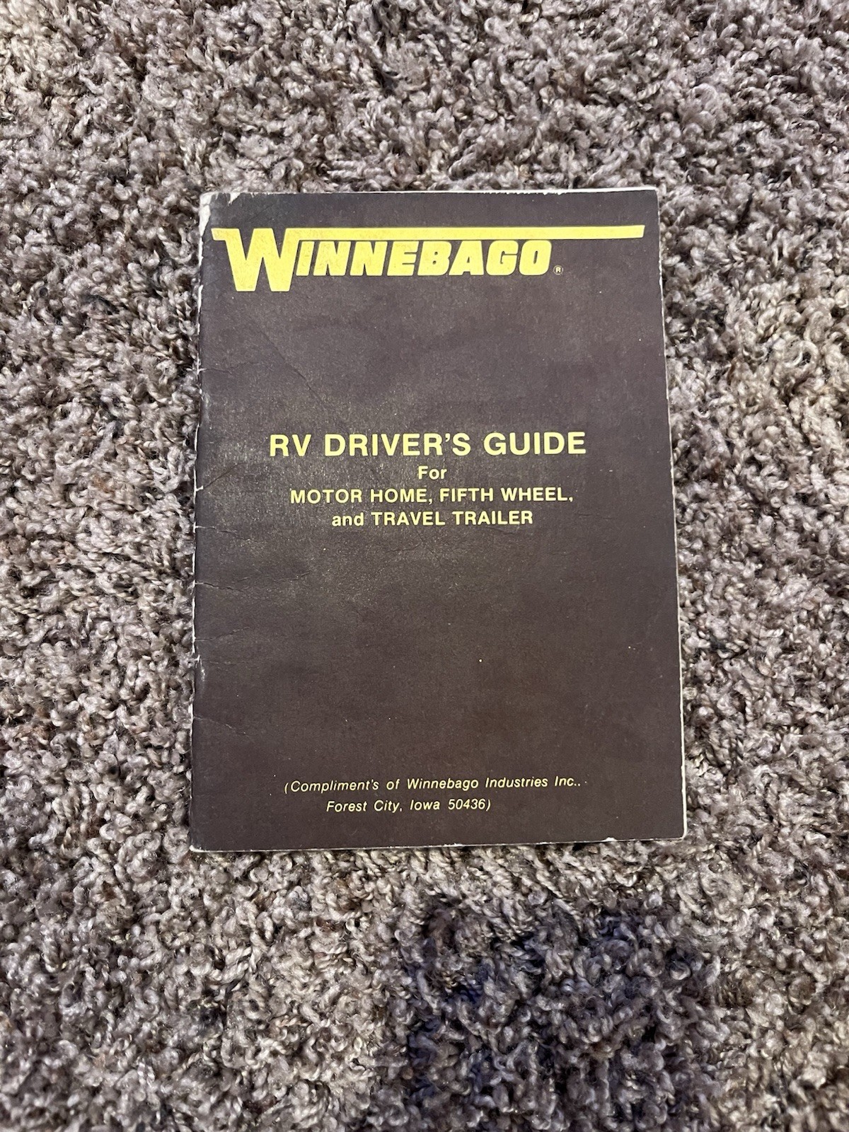 Winnebago RV Drivers Guide Manual