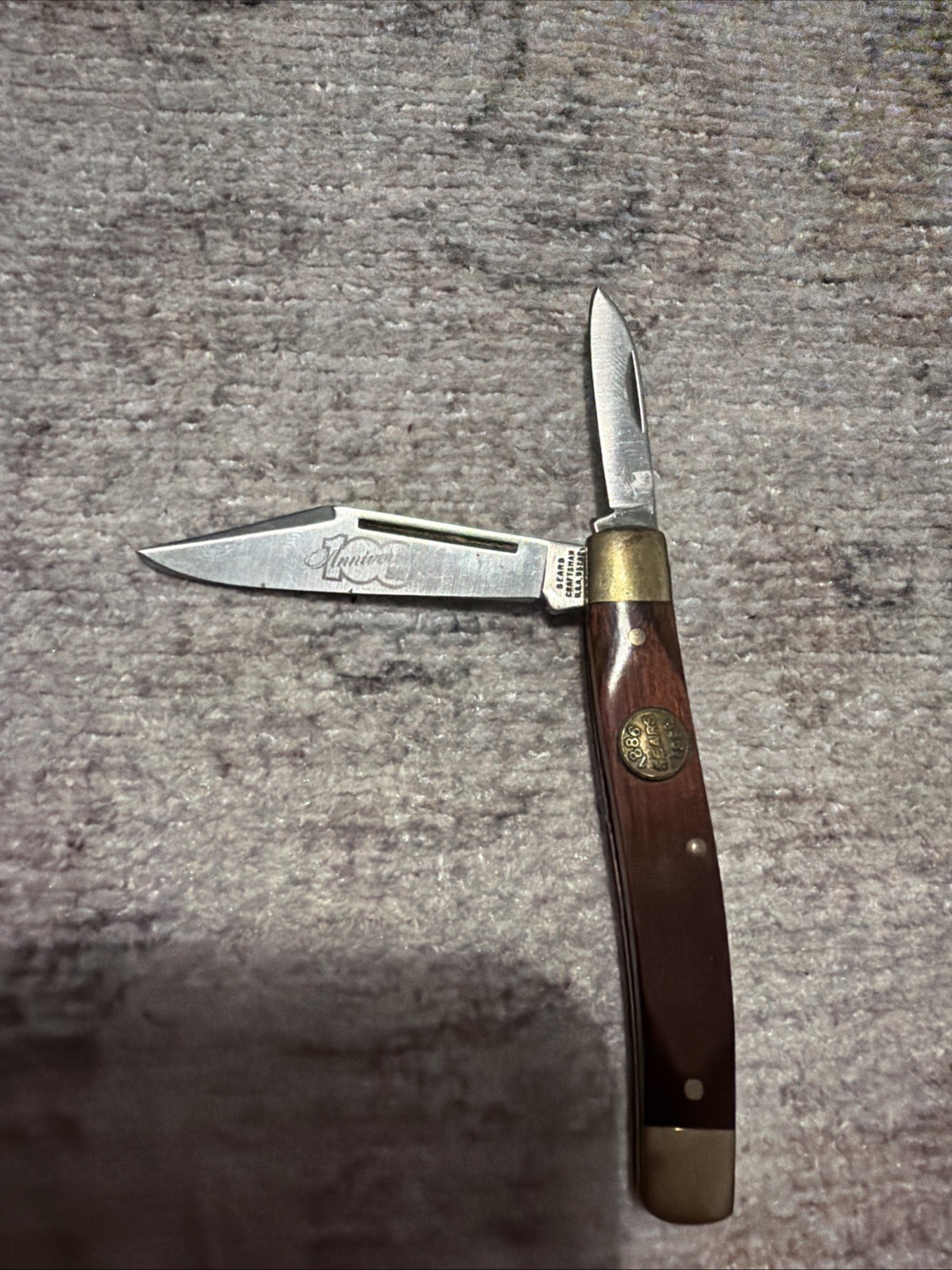 Vintage Sears Craftsman Collectors Commemorative 100 Year Anniversary Pckt Knife