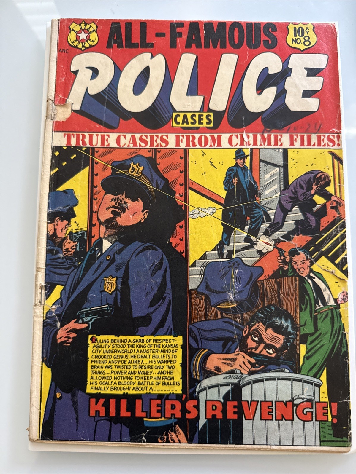 All-Famous Police Cases #8 (1952, Star) L.B. Cole Cover All-Famous Police Cases #8 (1952, Star) L.B. Cole Cover