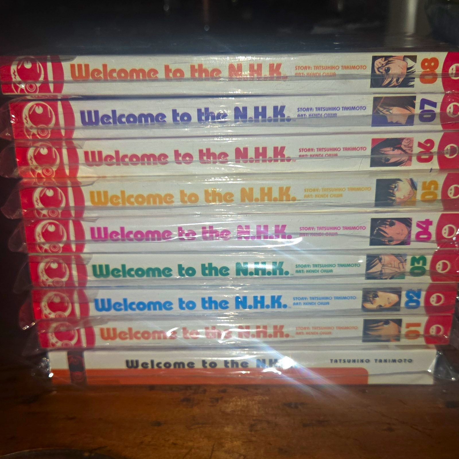Welcome to the N.H.K. Manga Lot Vol 1-8 English Trade Paperback Graphic Novels