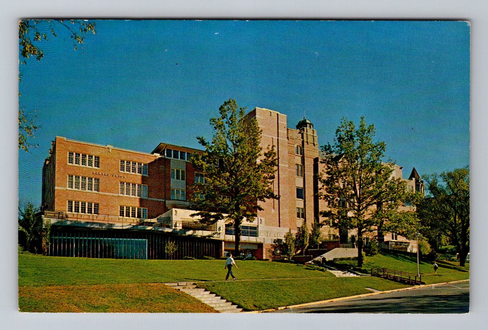 Lawrence KS-Kansas, Student Union Building, University, Postal Vintage Postcard