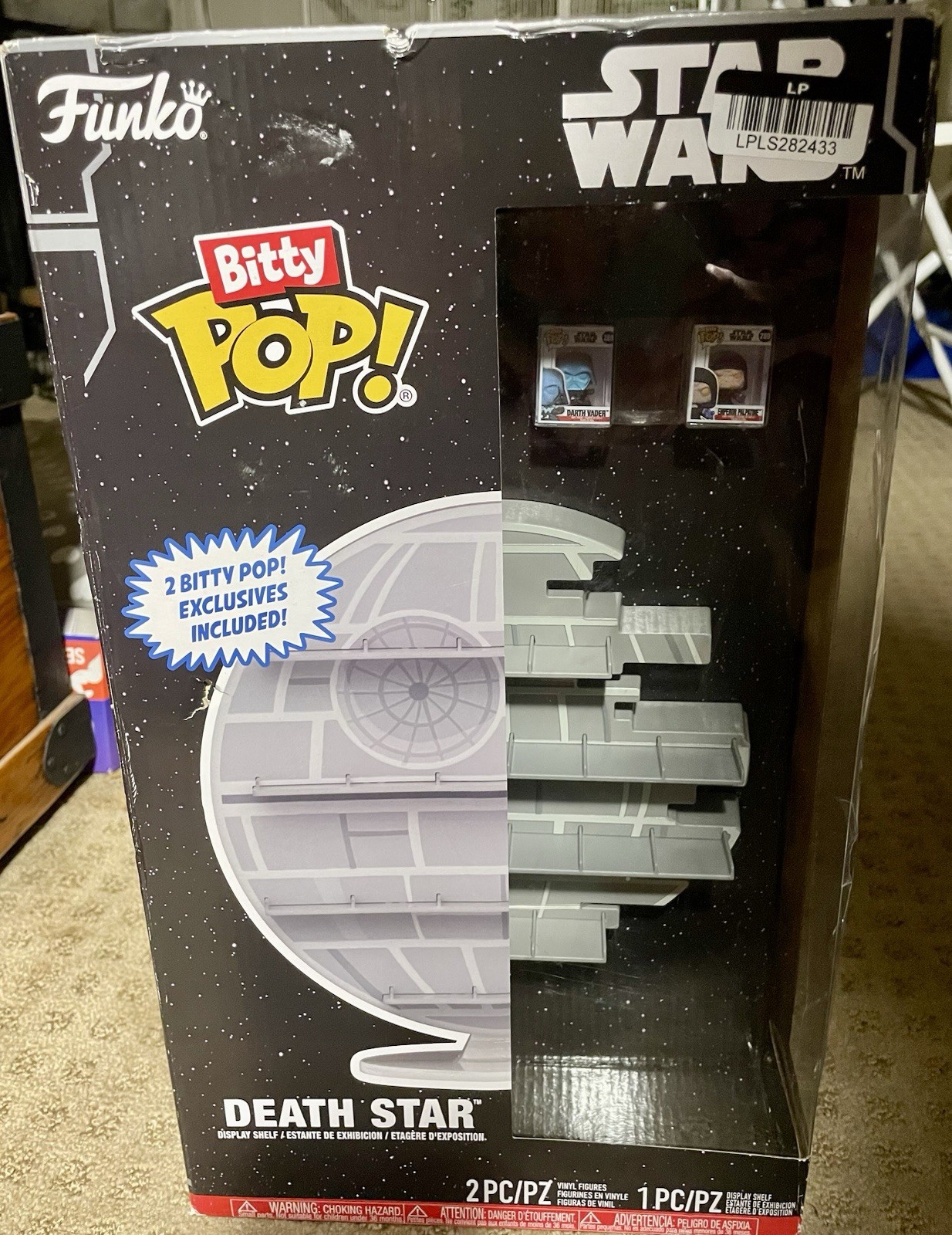 New Funko Bitty Pop Star Wars Death Star Display 2 Exclusive Bitty Pop Included
