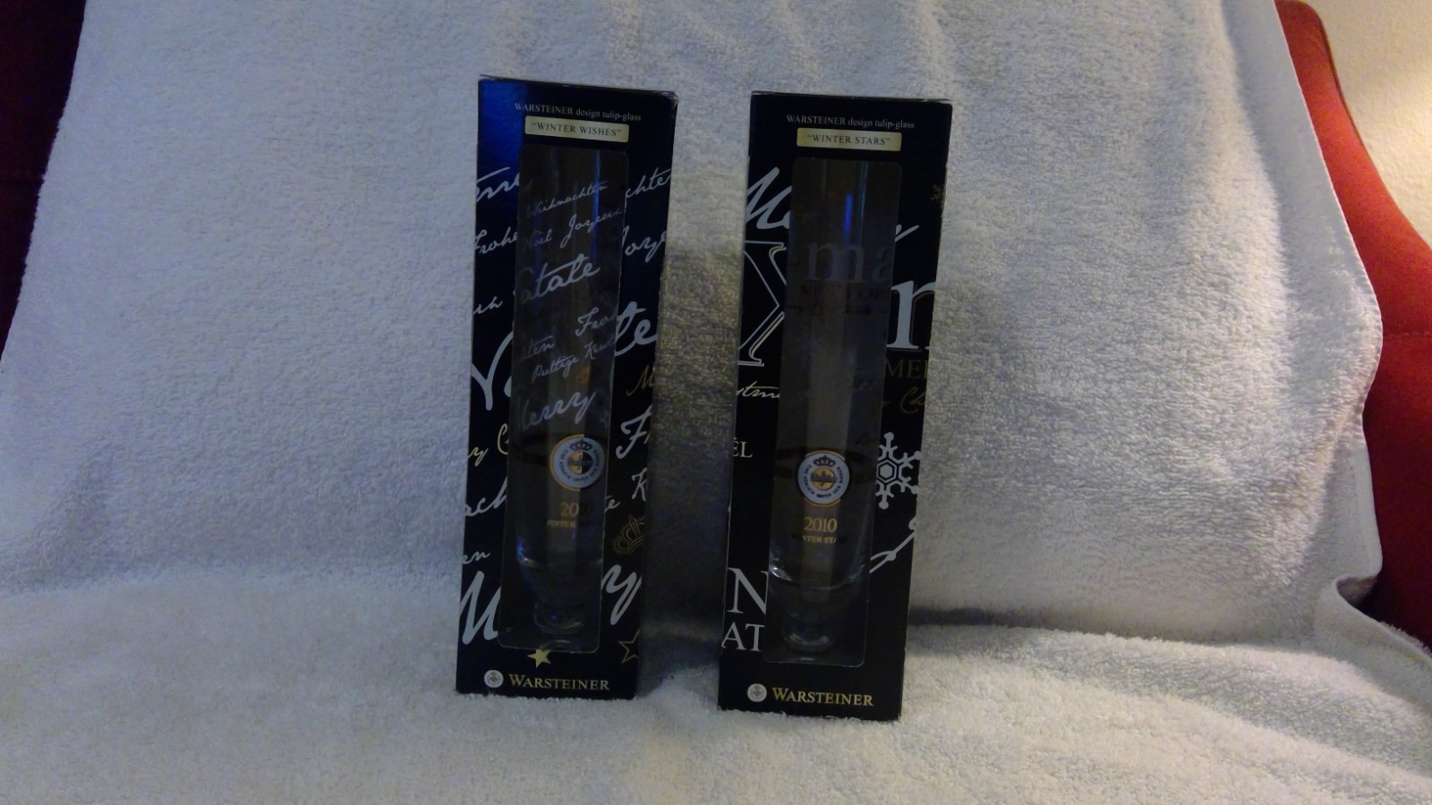 Set 2 Warsteiner 2010 Design Tulip-Glass\ Set 2 Warsteiner 2010 Design Tulip-Glass\