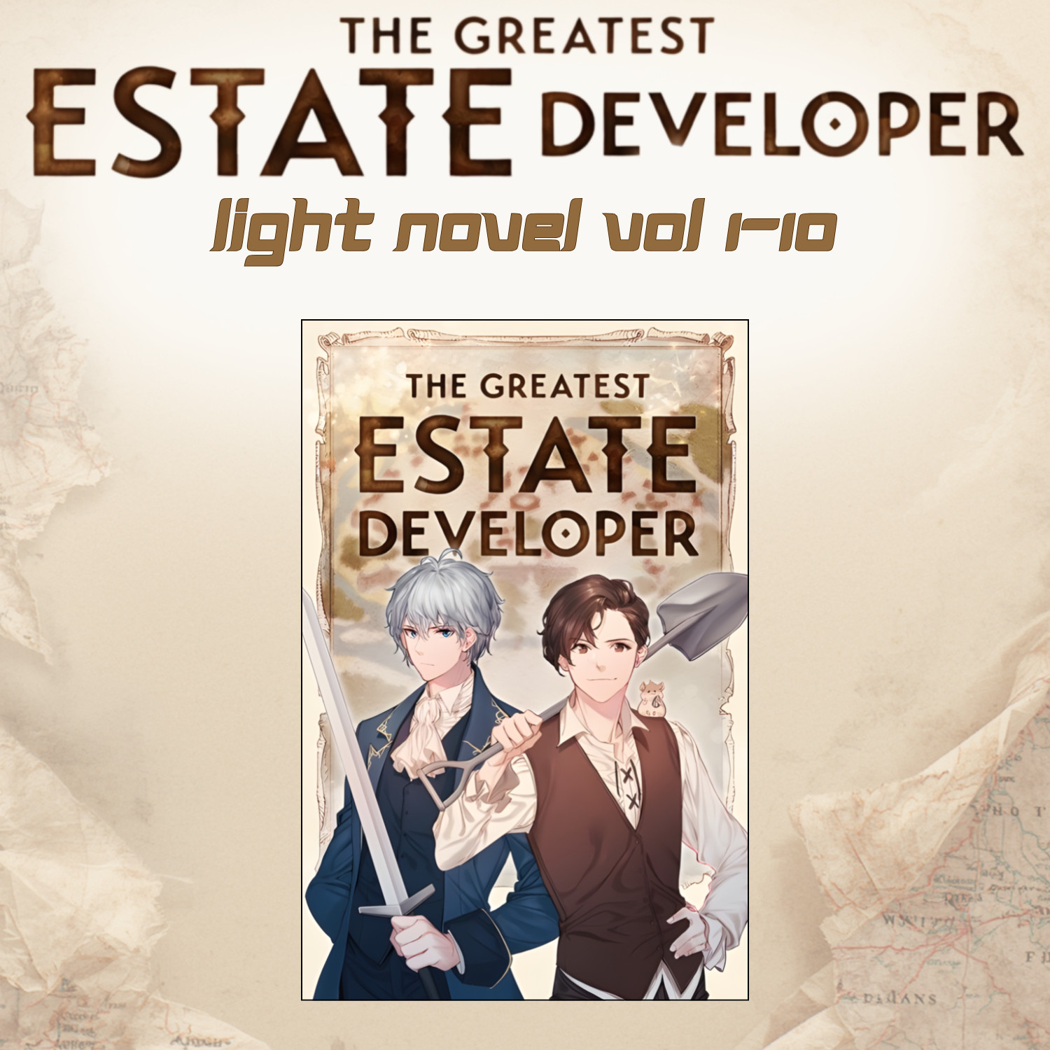 The Greatest Estate Developer Light Novel Vol 1-10 English Book Half/Full Set