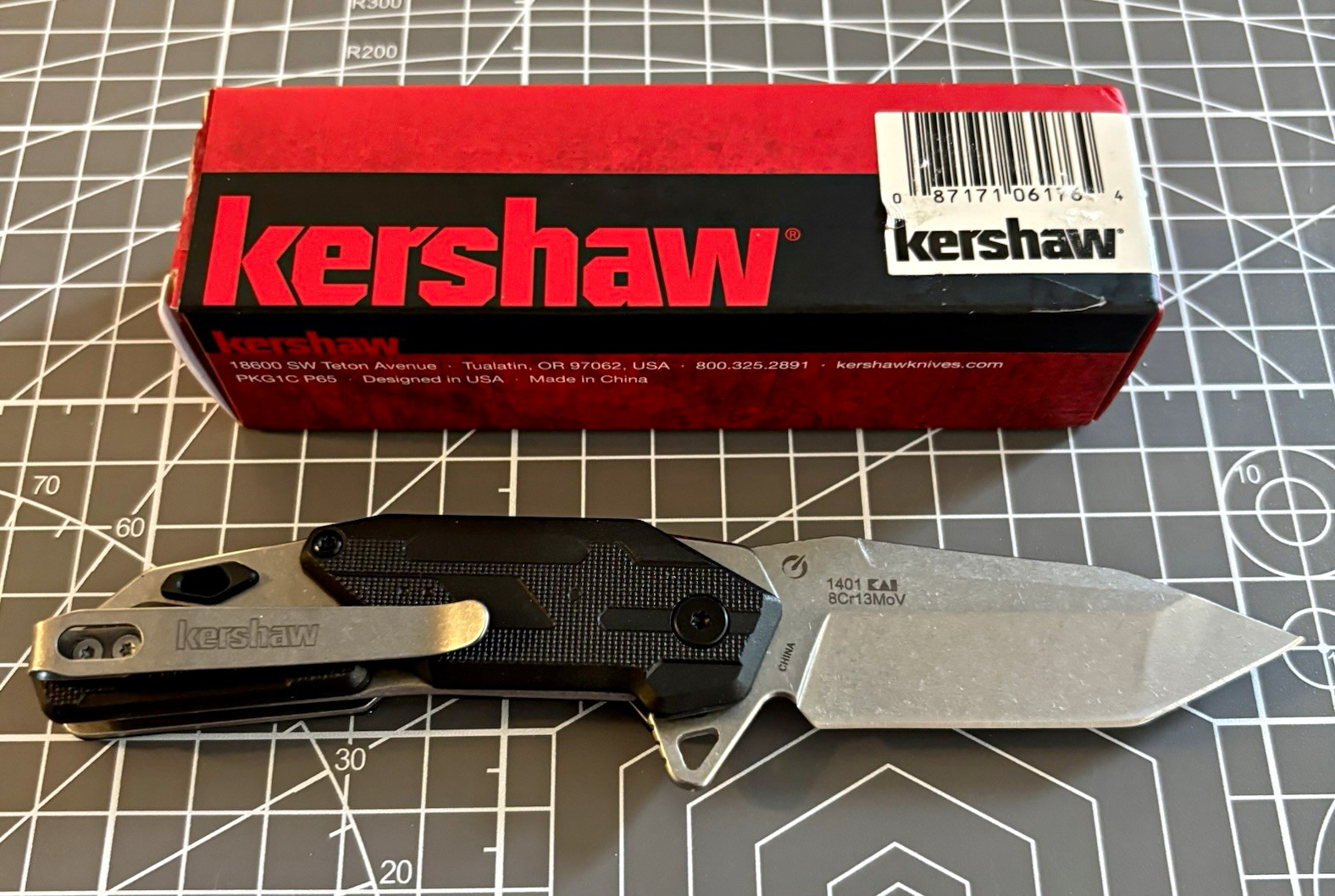 Kershaw Jetpack 1401 Pocketknife Frame Lock 8Cr13MoV Tanto Assisted EDC Kershaw Jetpack 1401 Pocketknife Frame Lock 8Cr13MoV Tanto Assisted EDC