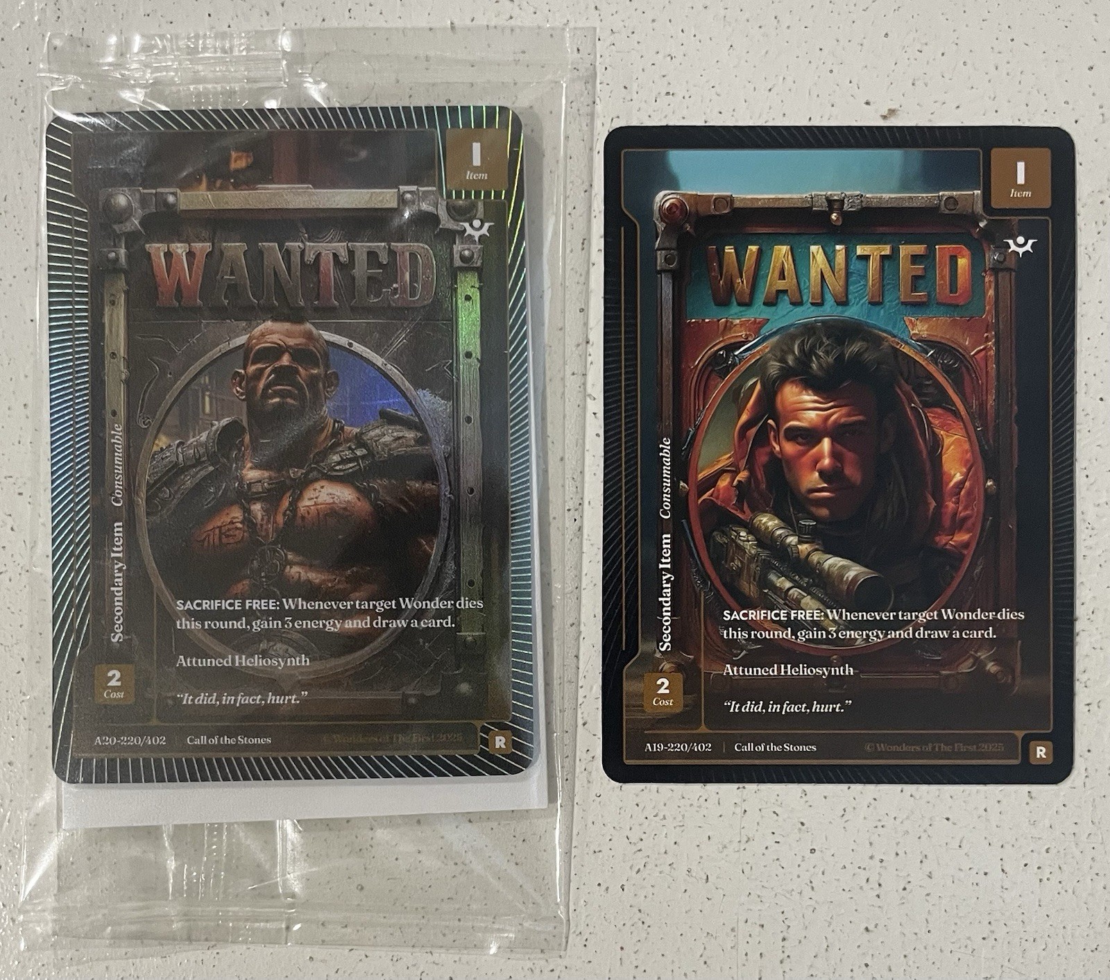 Wonders of the First Wanted A20-220/402 Sealed PSA Promo + A19-220/402 Lot