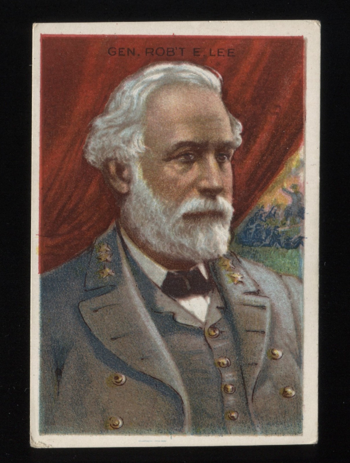 1911 T68 ATC Heroes of History Tobacco Royal Bengals Back Card Robert E Lee 1911 T68 ATC Heroes of History Tobacco Royal Bengals Back Card Robert E Lee