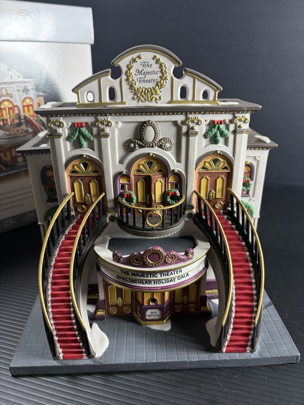 Vtg Dept 56 The Majestic Theater 58913 Christmas In The City Building REPAIR Vtg Dept 56 The Majestic Theater 58913 Christmas In The City Building REPAIR
