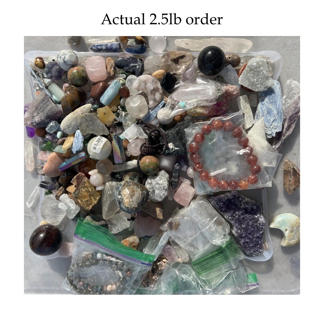 Crystal Lucky Confetti Scoop – 2.5 lb scoop also comes with 1–2 mystery items Crystal Lucky Confetti Scoop – 2.5 lb scoop also comes with 1–2 mystery items
