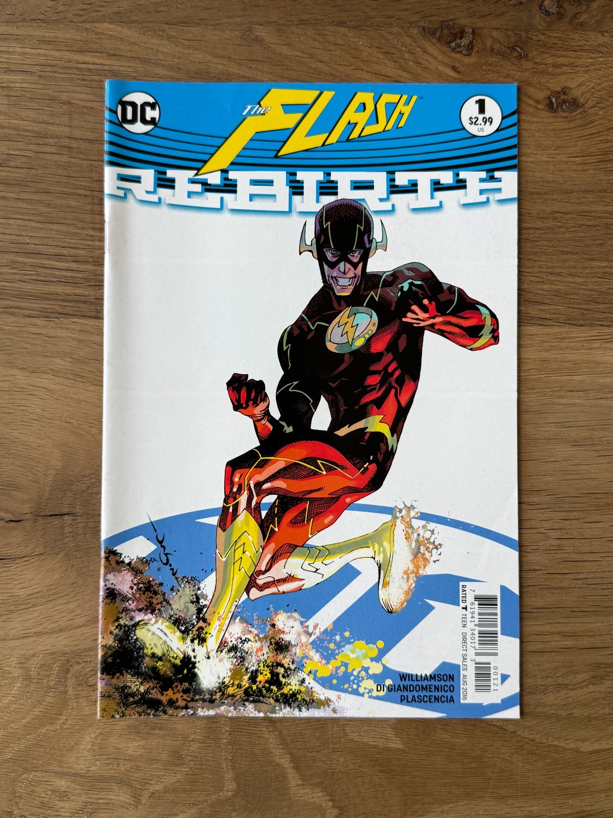 Flash Rebirth Vol 1 #1 DC Comics (2016) - Variant Pearson Cover Flash Rebirth Vol 1 #1 DC Comics (2016) - Variant Pearson Cover