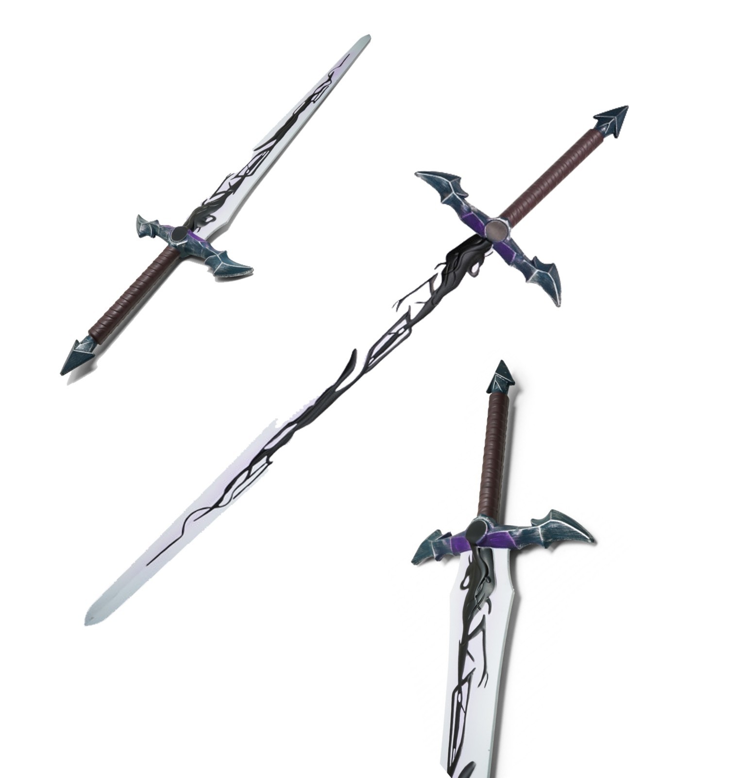 43.5” Solo Leveling Demon King\'s Longsword Cosplay Costume Prop Collectible 43.5” Solo Leveling Demon King\'s Longsword Cosplay Costume Prop Collectible