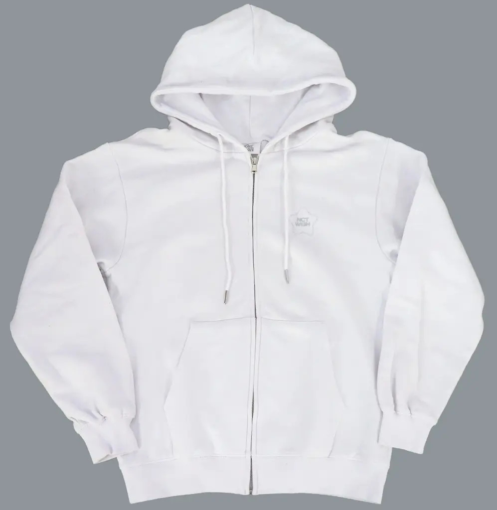 Outerwear NCT WISH Zip-up Hoodie White M Size \