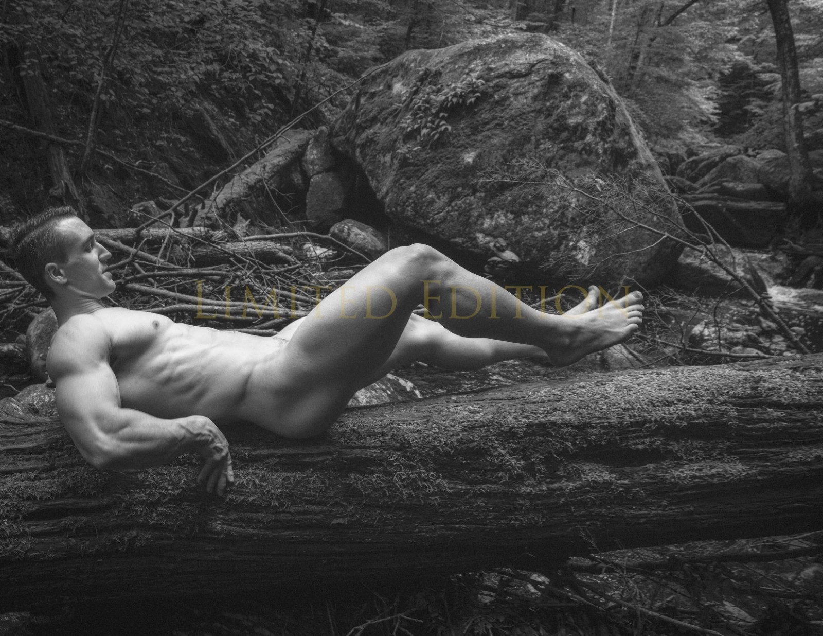 Handsome Male Nude Physique Gay Men Limited Edition Photo 8.5x11 SP