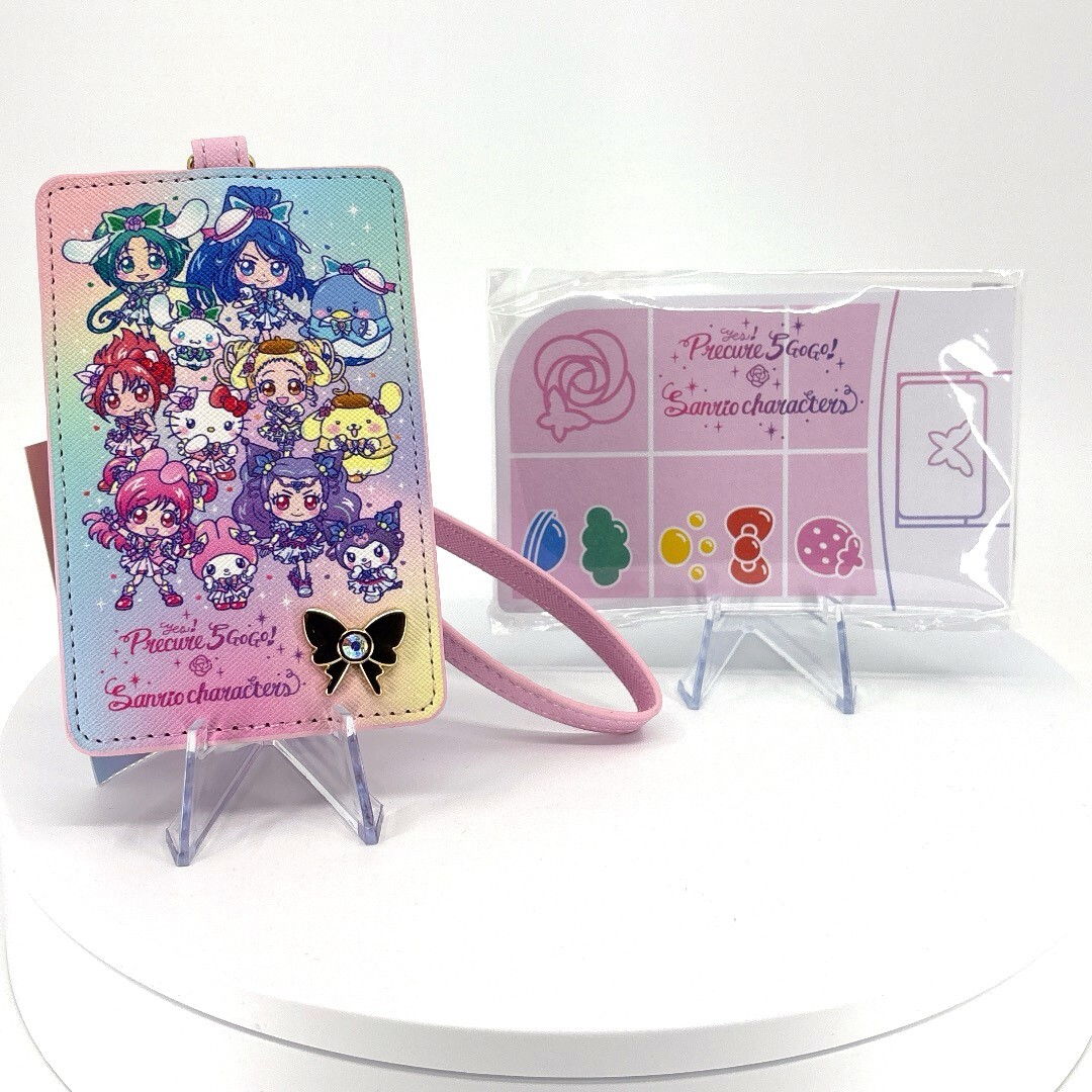 New Pretty Cure & Sanrio Collab Pass Case & Notepad
