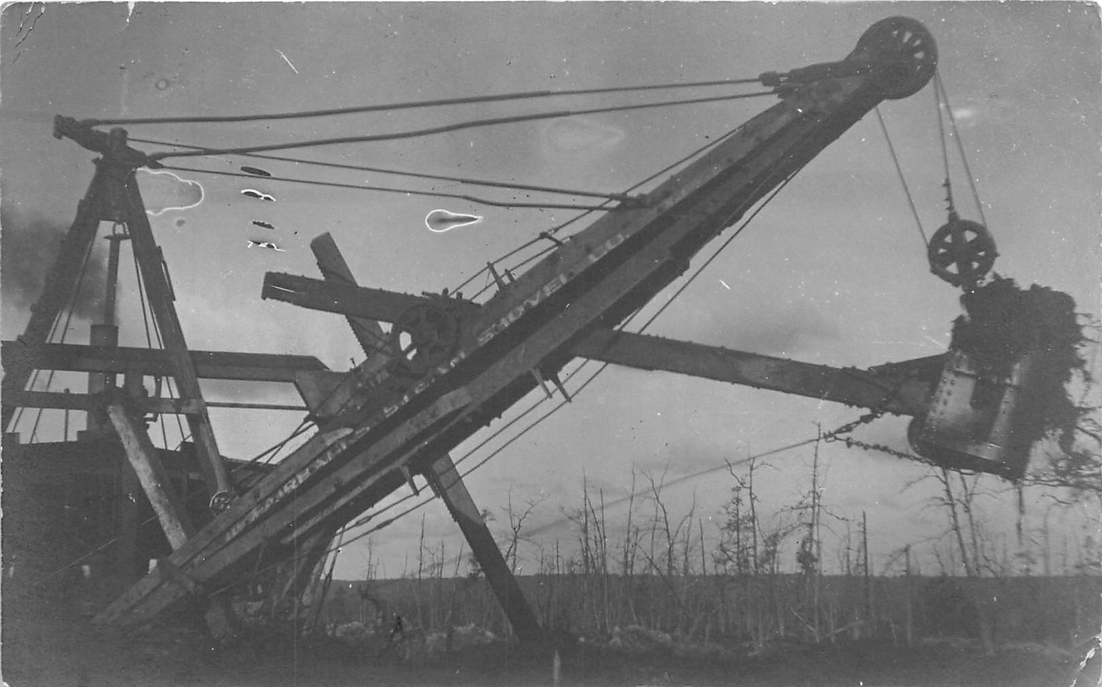 J38/ Interesting RPPC Postcard c1910 Fairbanks Steam Shovel Company 223
