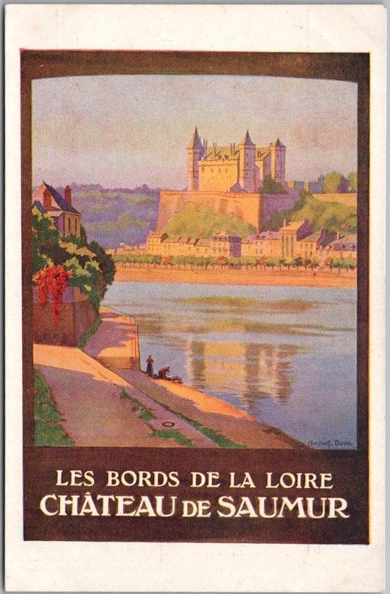 Vintage French POSTER ART Postcard \